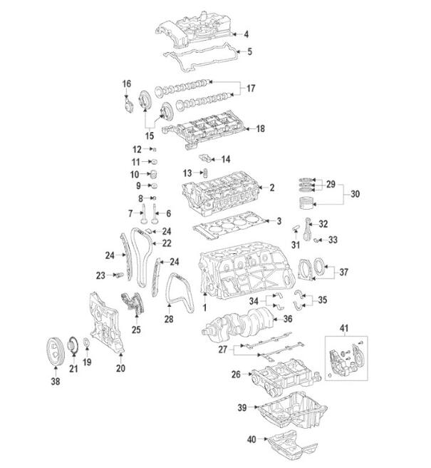 Mercedes Engine Camshaft 2710501401